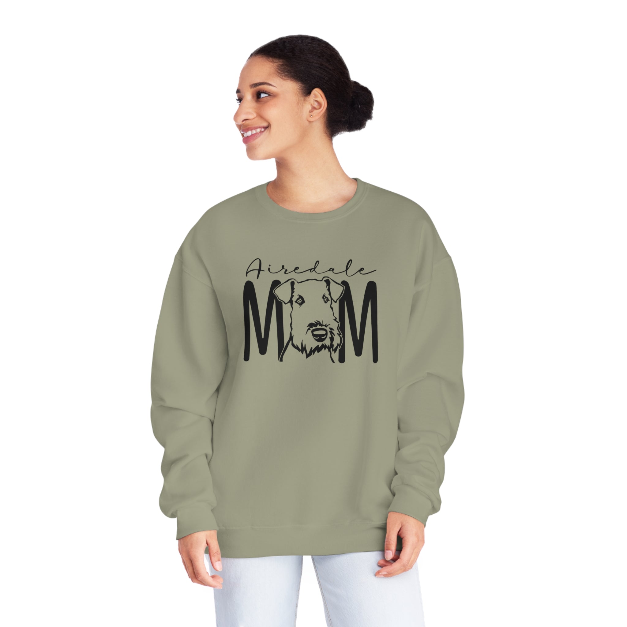 Airedale Mom NuBlend® Crewneck Sweatshirt