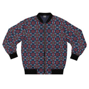 Men's Retro Cool Geometric Bomber Jacket (AOP)