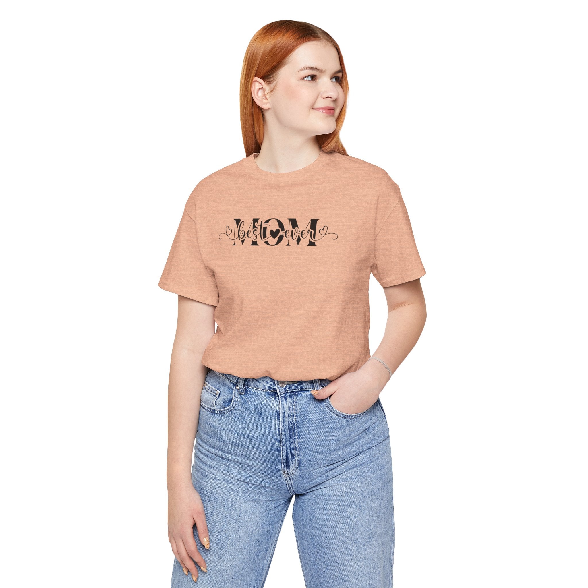 Best Mom Ever Jersey Short Sleeve Tee