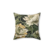 Beautiful and Elegant Floral Spun Polyester Throw Pillow