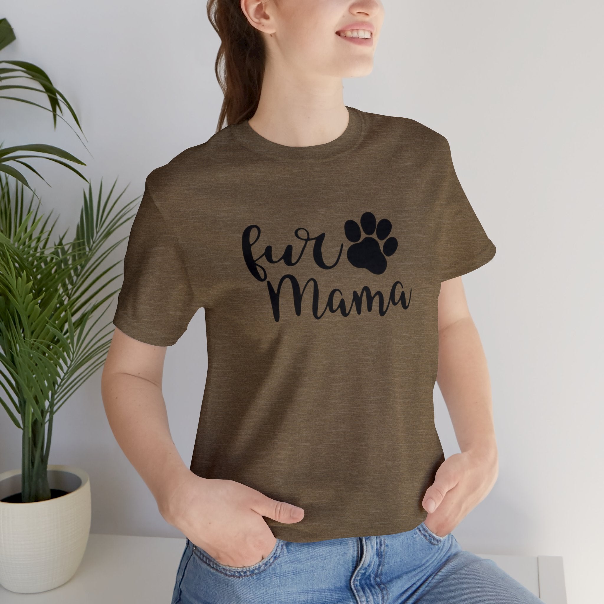 CV2 Boutique Jersey Short Sleeve Tee Fur Mama