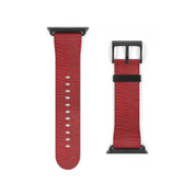 Luxury Look Red Crocodile Watch Band Compatible With Apple Watch