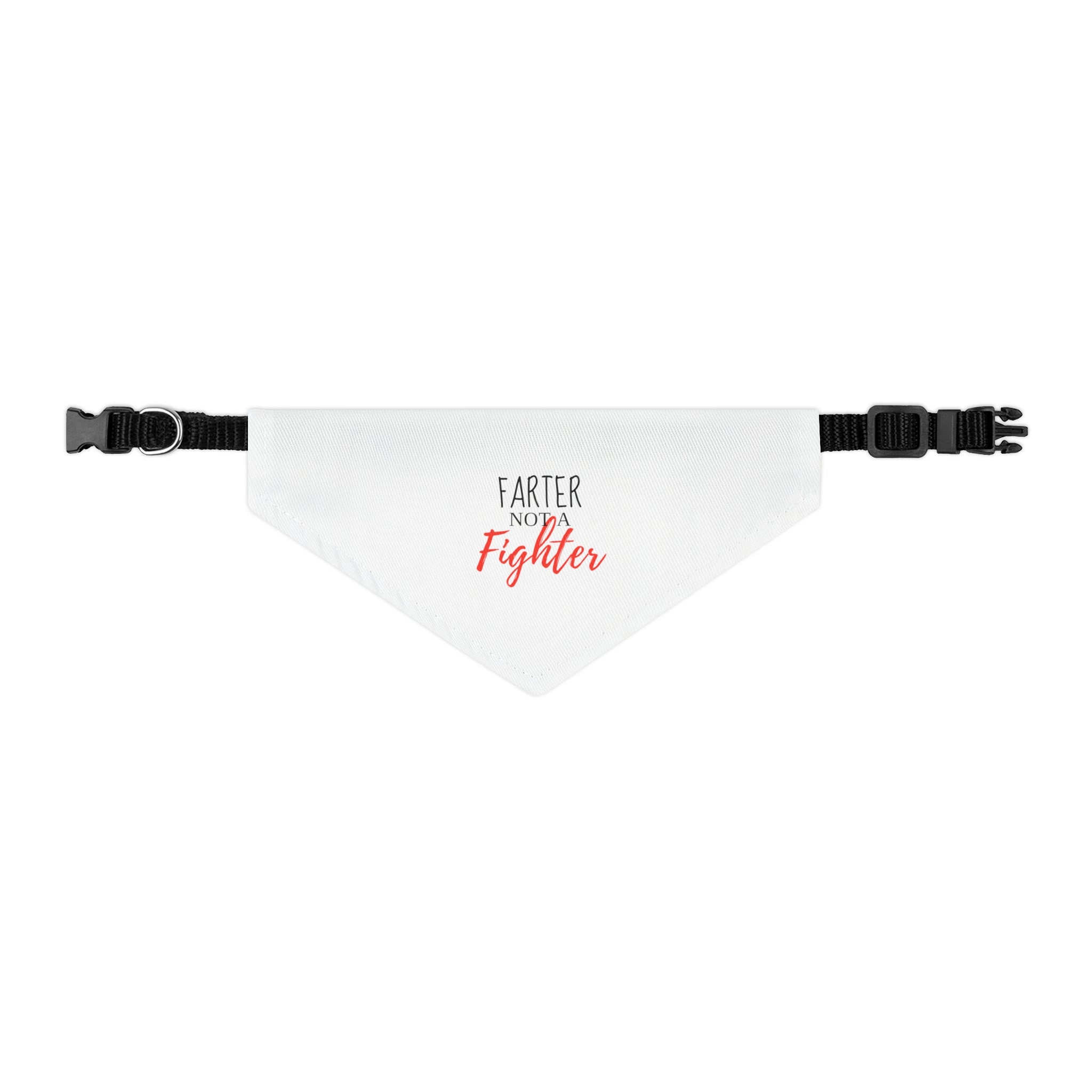 Cute Farter Not A Fighter Pet Bandana Collar