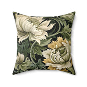 Beautiful and Elegant Floral Spun Polyester Throw Pillow