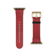 Luxury Look Red Crocodile Watch Band Compatible With Apple Watch