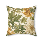 Beautiful and Elegant Floral Spun Polyester Throw Pillow