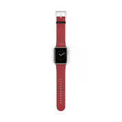 Luxury Look Red Crocodile Watch Band Compatible With Apple Watch