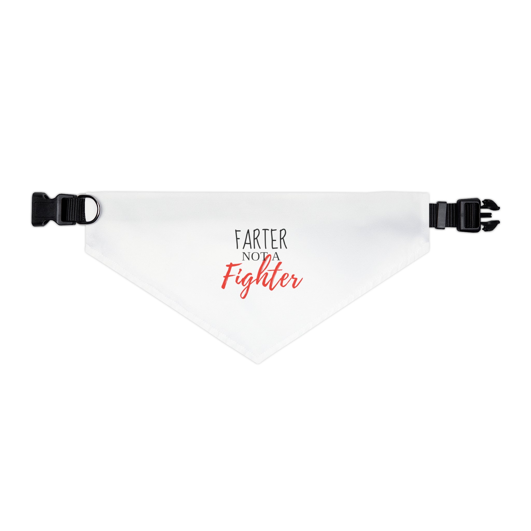 Cute Farter Not A Fighter Pet Bandana Collar