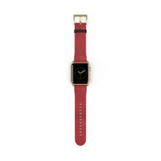 Luxury Look Red Crocodile Watch Band Compatible With Apple Watch