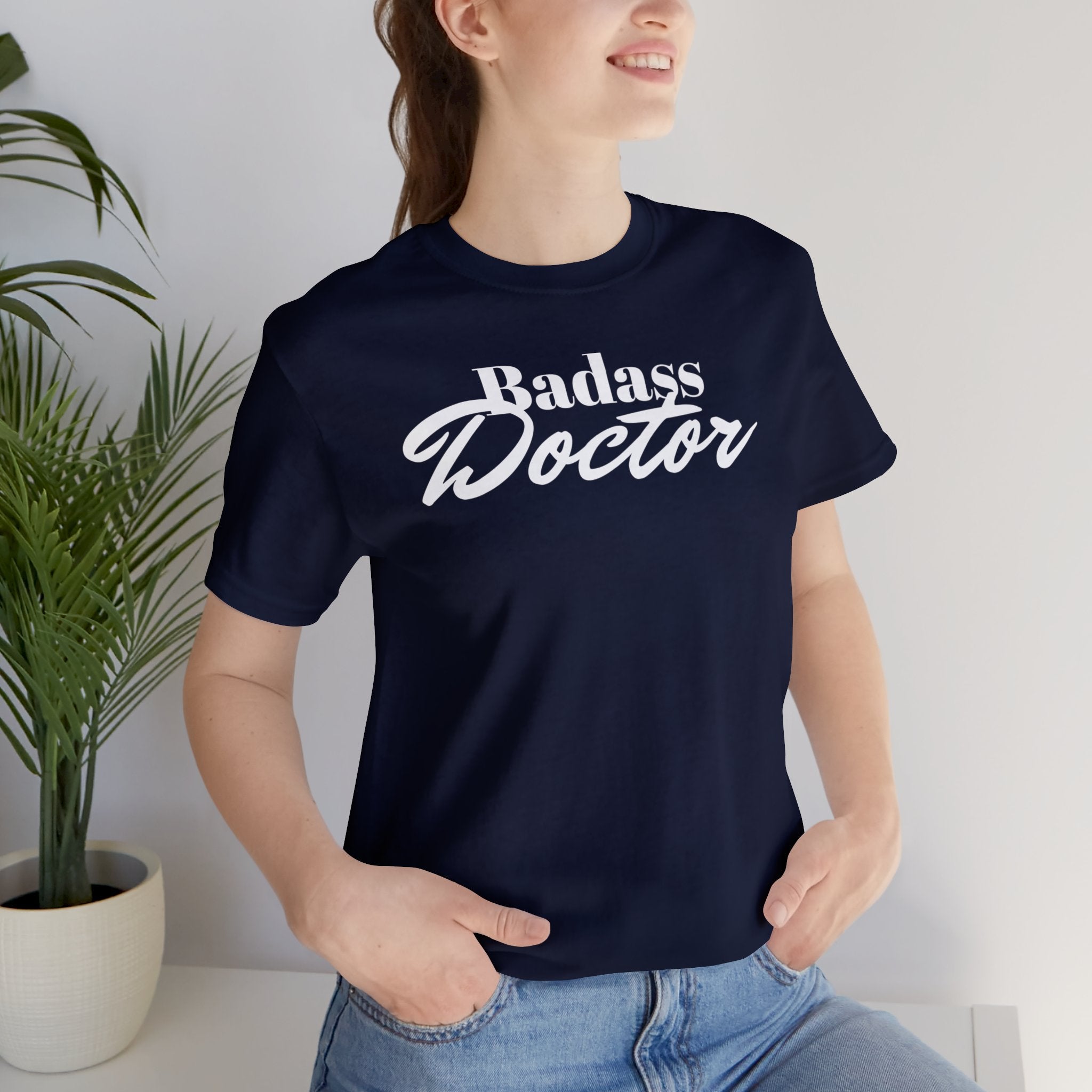 Badass Doctor Unisex Jersey Short Sleeve Tee