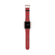 Luxury Look Red Crocodile Watch Band Compatible With Apple Watch