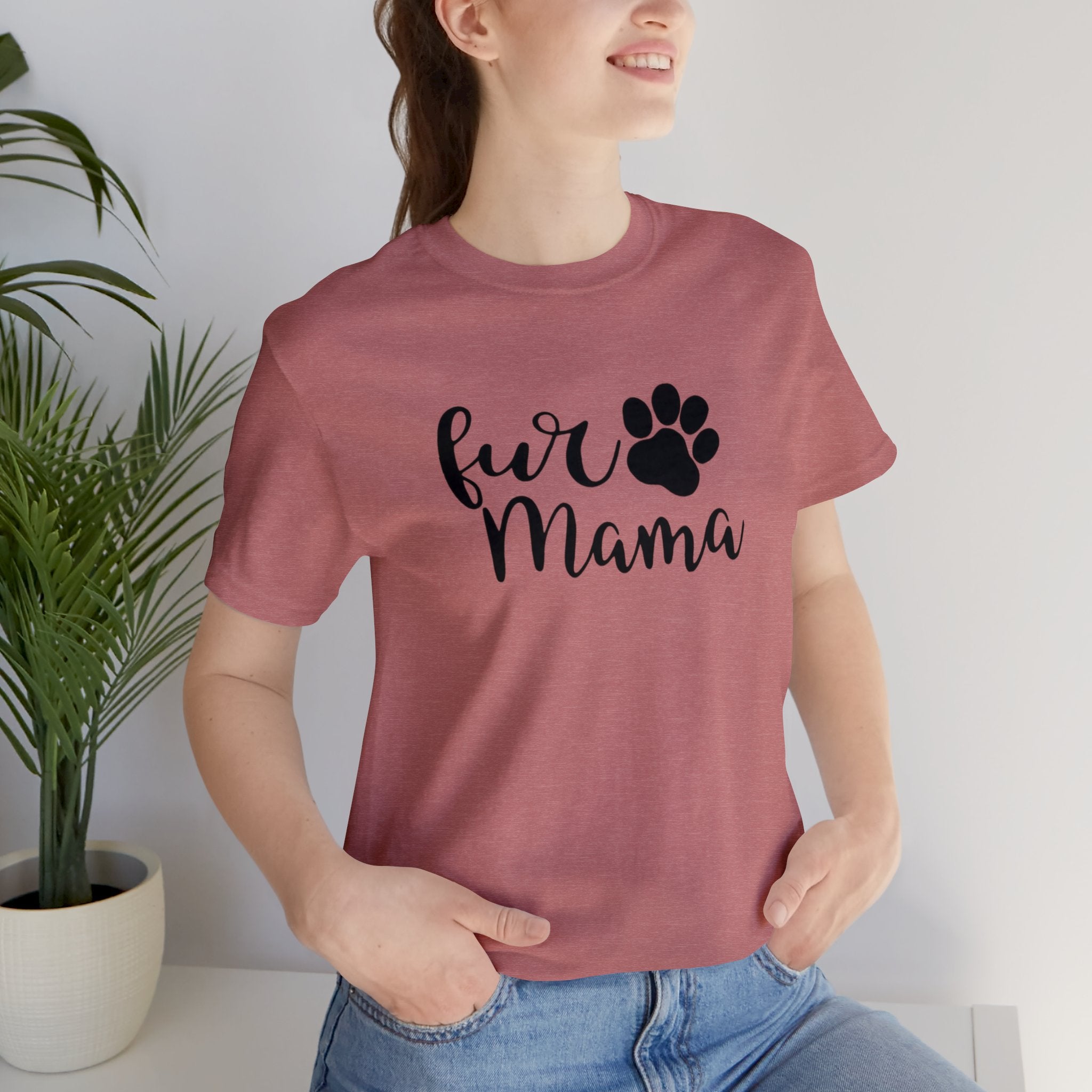 CV2 Boutique Jersey Short Sleeve Tee Fur Mama