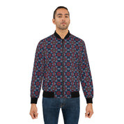 Men's Retro Cool Geometric Bomber Jacket (AOP)