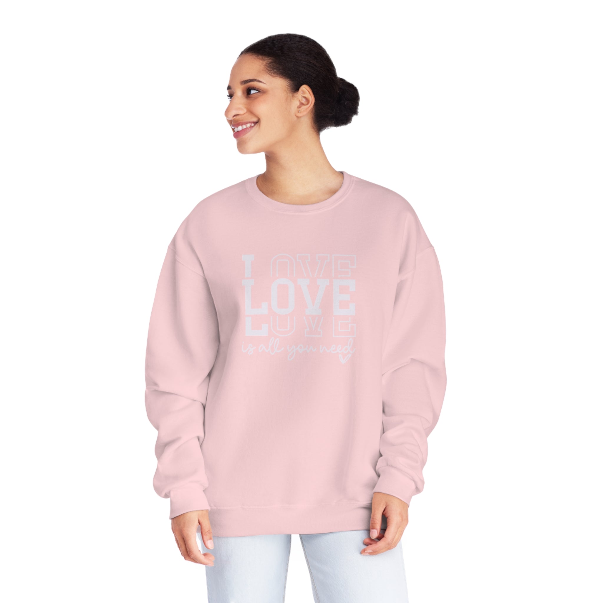 Valentines Sweatshirt Soft Pre-Shrunk Crewneck