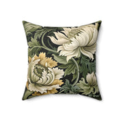 Beautiful and Elegant Floral Spun Polyester Throw Pillow