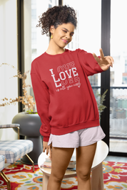 Valentines Sweatshirt Soft Pre-Shrunk Crewneck