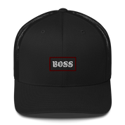 Embroidered Boss Trucker Cap