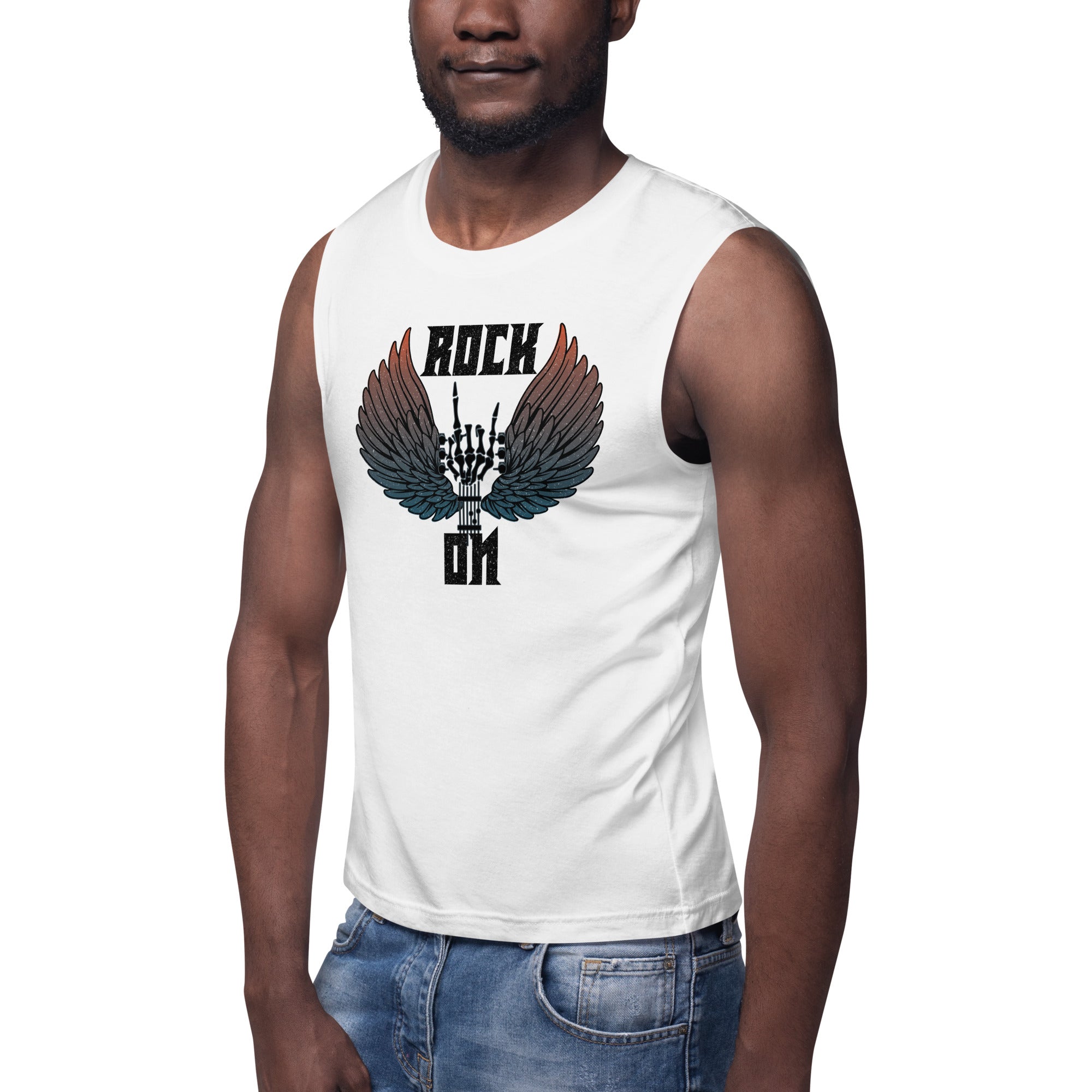 Rock On Unisex Muscle Shirt