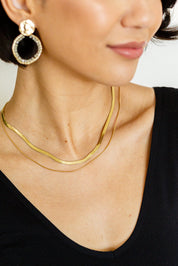 Noontide Double Chain Necklace