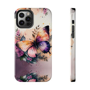 Tough Phone Cases, Case-Mate iPhone Samsung Compatible  Butterfly Floral