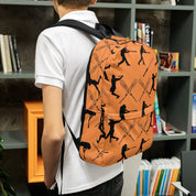 Orange Baseball Backpack