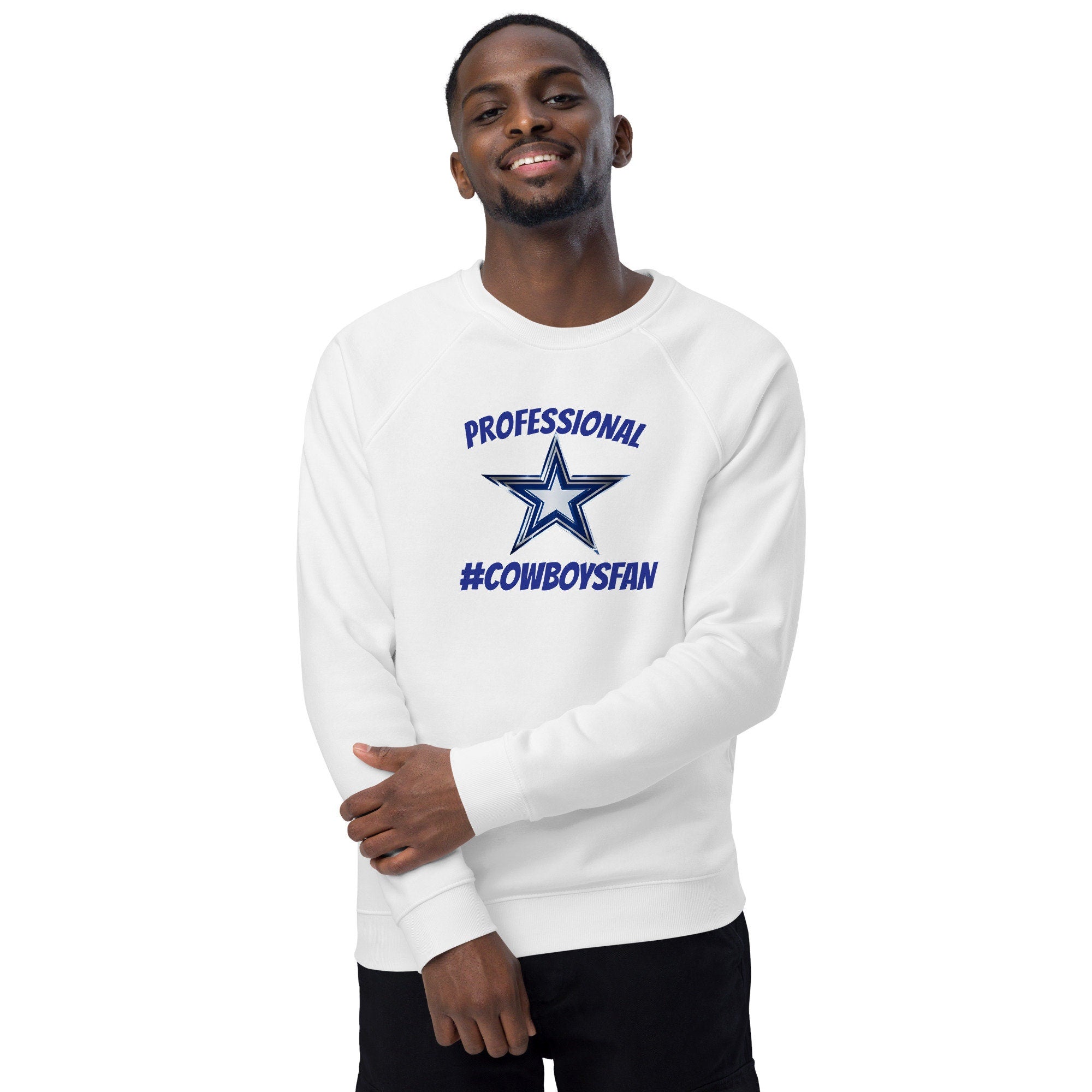 Cowboys Unisex Soft Organic Cotton Raglan Sweatshirt